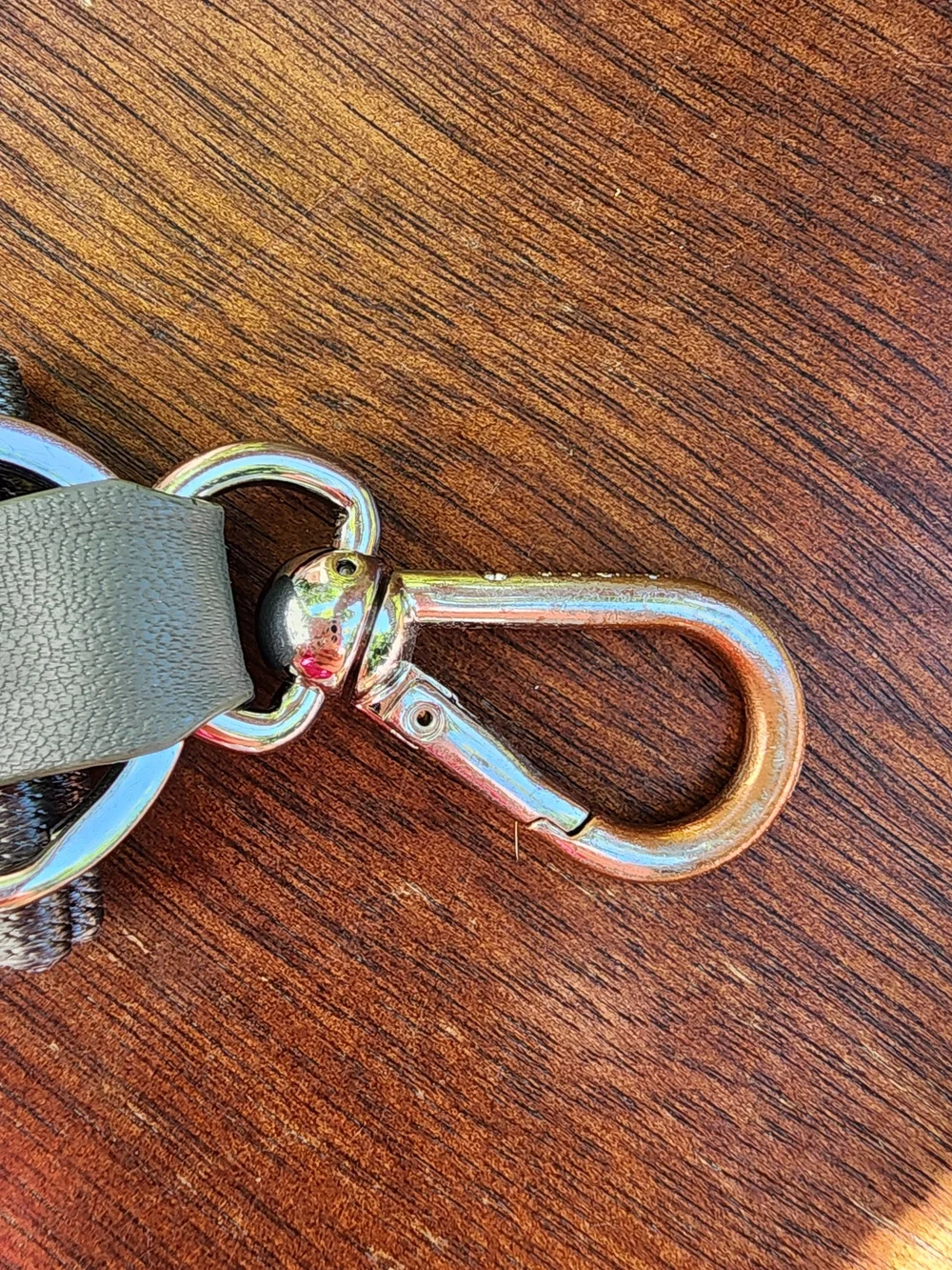 Lululemon Never Lost Keychain Strap Gray Neon Lime Green Bag Charm